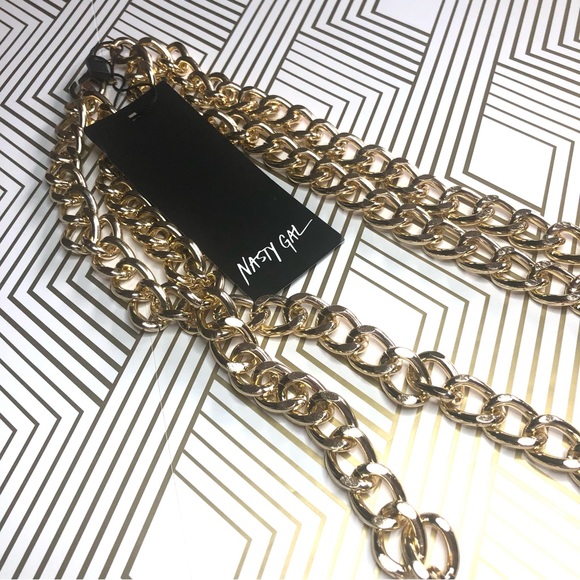 NWT Nasty Gold Link Belt - Picture 3 of 4